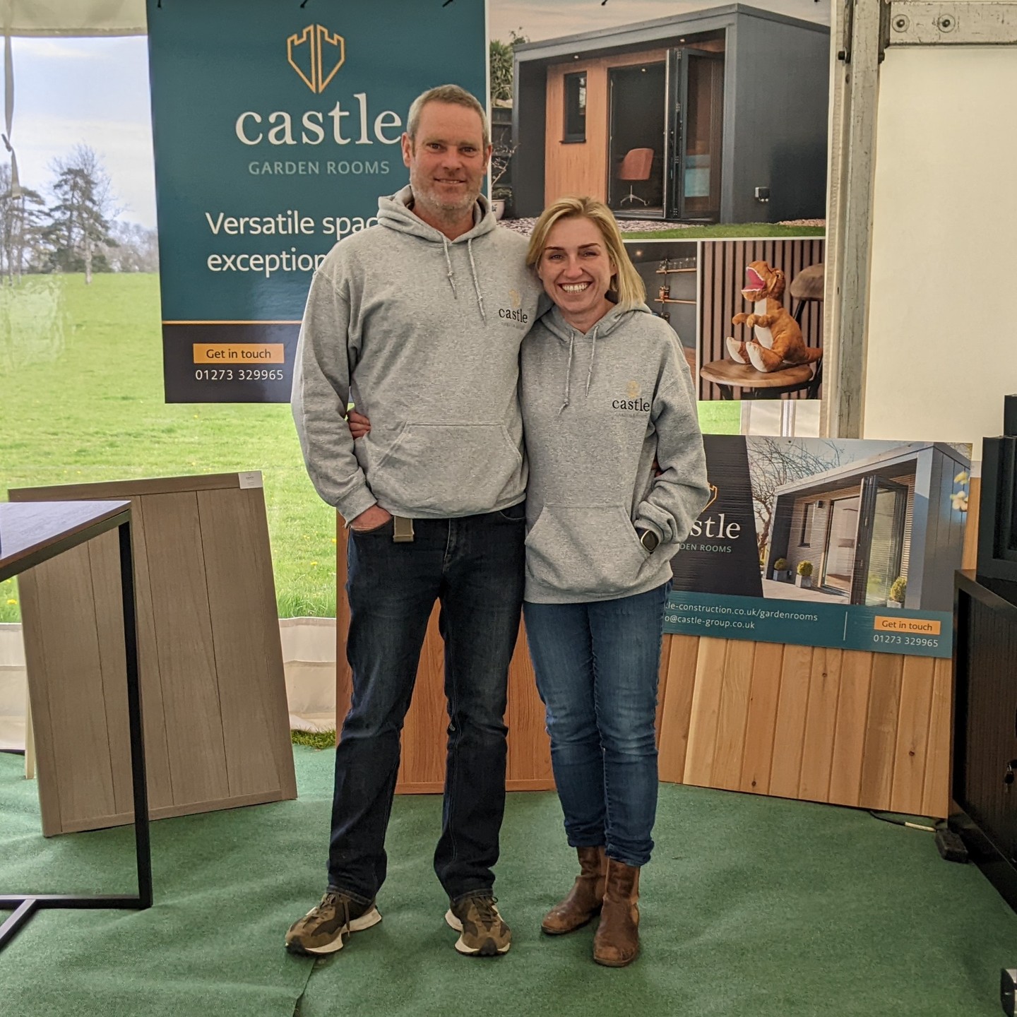 Founders Rebecca and Scott at Fell Garden Show